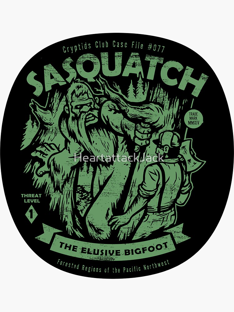 Sasquatch - Cryptids Club Case file #077 by HeartattackJack
