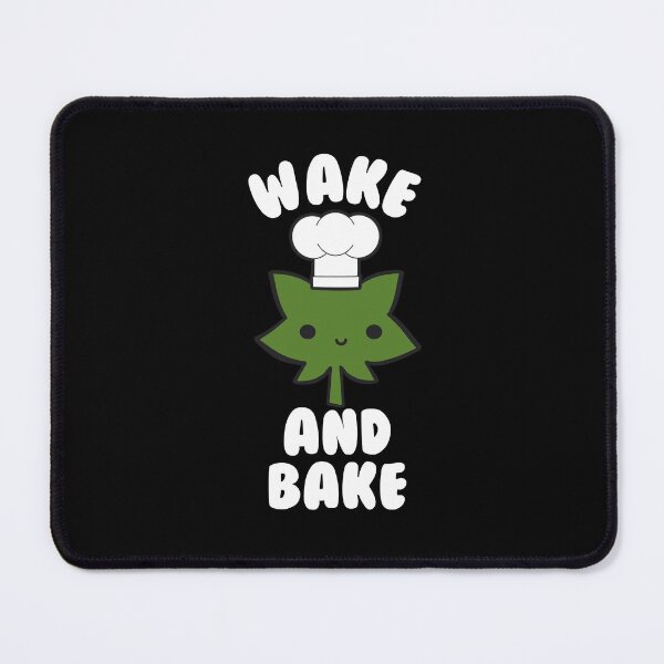 Item preview, Wake And Bake Funny Weed Pun designed and sold by Daytone.