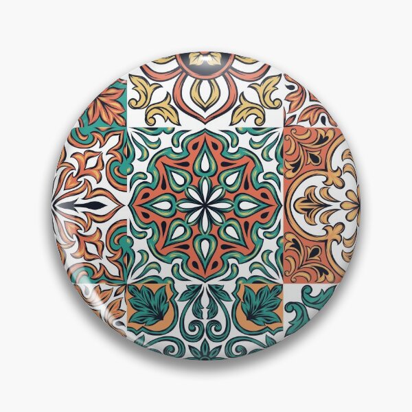 Item preview, Abstract patterns on ceramic tile, colorful designed and sold by Chinxi.