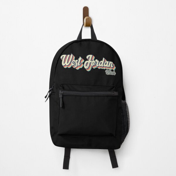Item preview, West Jordan city Utah Retro Vintage 70s rainbow designed and sold by Teelogic.