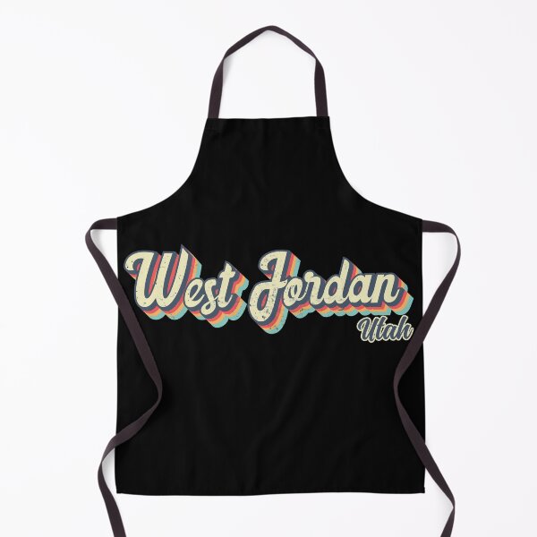 Item preview, West Jordan city Utah Retro Vintage 70s rainbow designed and sold by Teelogic.