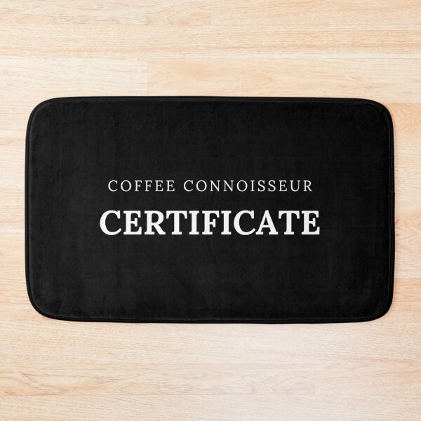 Item preview, Coffee Connoisseur Certificate designed and sold by HushedCreations.
