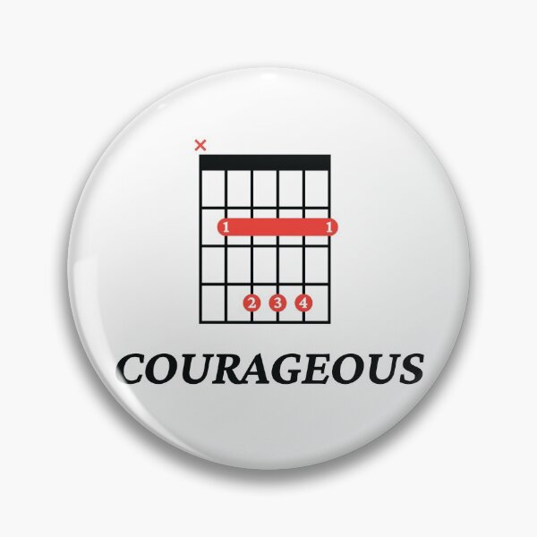 Item preview, B Courageous B Guitar Chord Tab Light Theme designed and sold by nightsworthy.