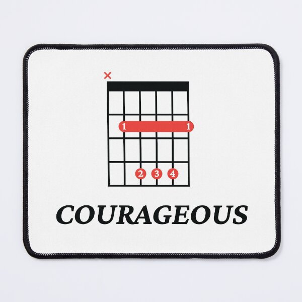 Item preview, B Courageous B Guitar Chord Tab Light Theme designed and sold by nightsworthy.