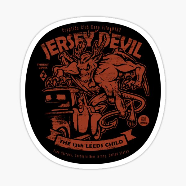 Jersey Devil - Cryptids Club Case File #132 Sticker