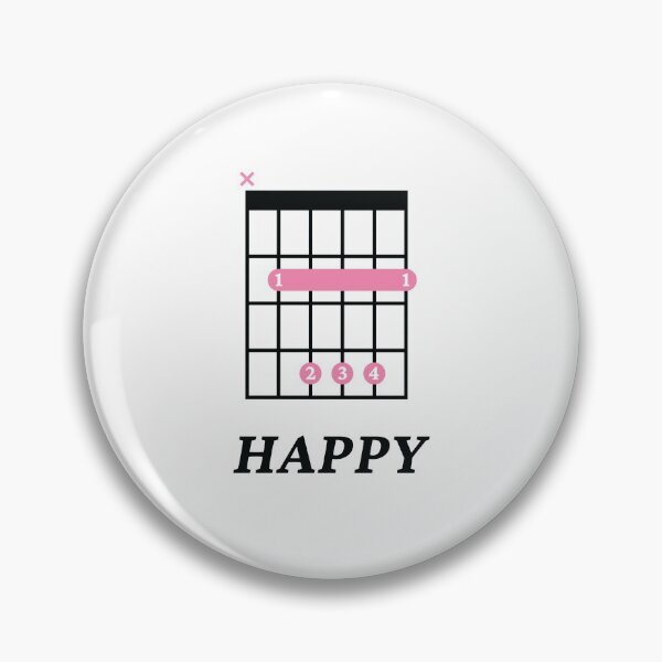 Item preview, B Happy B Guitar Chord Tab Light Theme designed and sold by nightsworthy.
