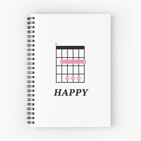 Item preview, B Happy B Guitar Chord Tab Light Theme designed and sold by nightsworthy.