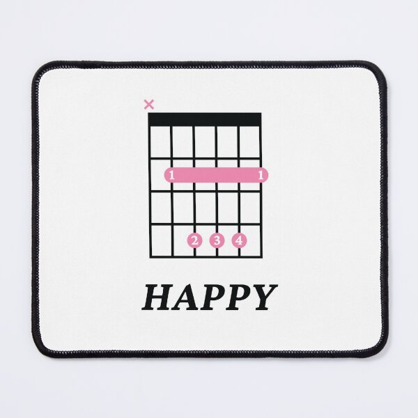 Item preview, B Happy B Guitar Chord Tab Light Theme designed and sold by nightsworthy.