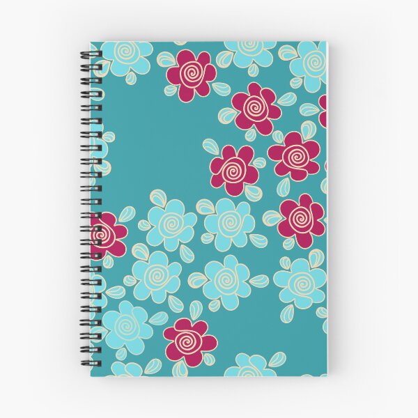 Item preview, Floral contrasting blue designed and sold by Anna Ratkevich.