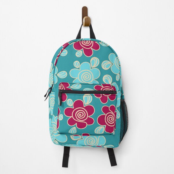 Item preview, Floral contrasting blue designed and sold by Anna Ratkevich.