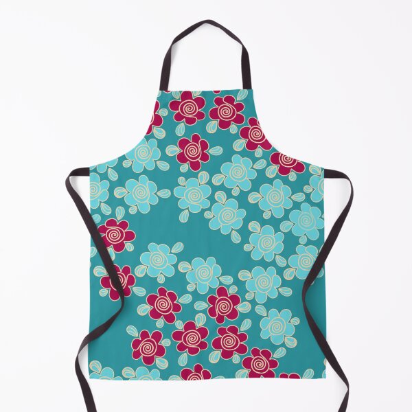 Item preview, Floral contrasting blue designed and sold by Anna Ratkevich.
