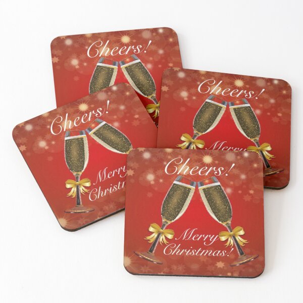 Item preview, Celebration Cheers! Merry Christmas! Drinks Toast decoration designed and sold by Julieford.