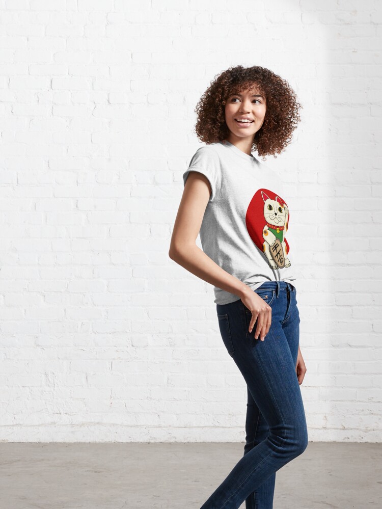 T-shirt classique 'Lucky Cat' : autre vue