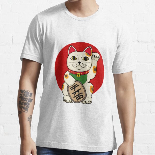lucky cat t shirt