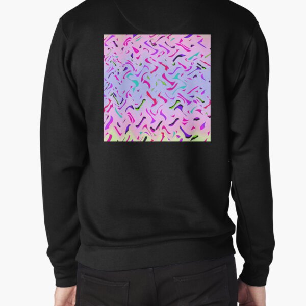 Tropical distortion confetti Pullover Sweatshirt