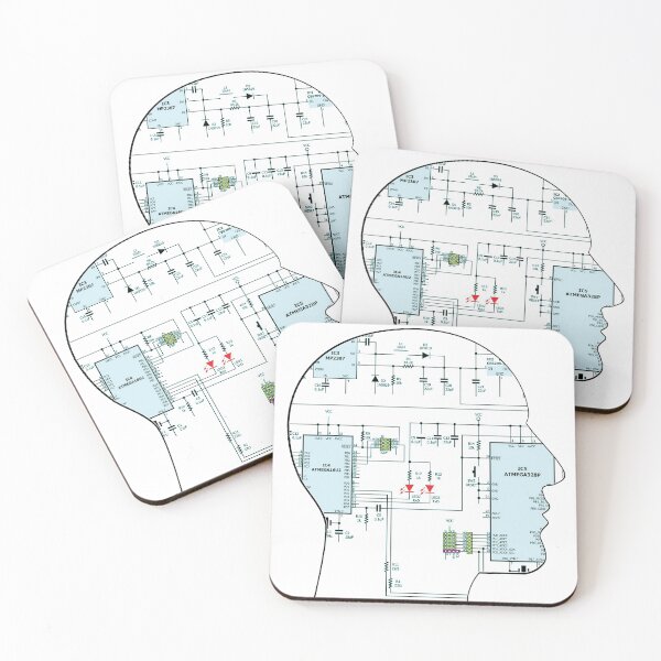 Item preview, Human faces electronics circuit designed and sold by EngineersArt.