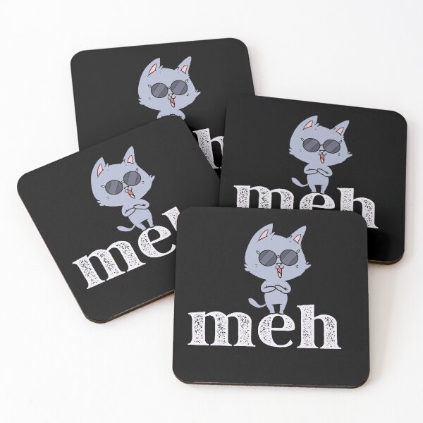Item preview, Funny meh cat design designed and sold by empathylife.