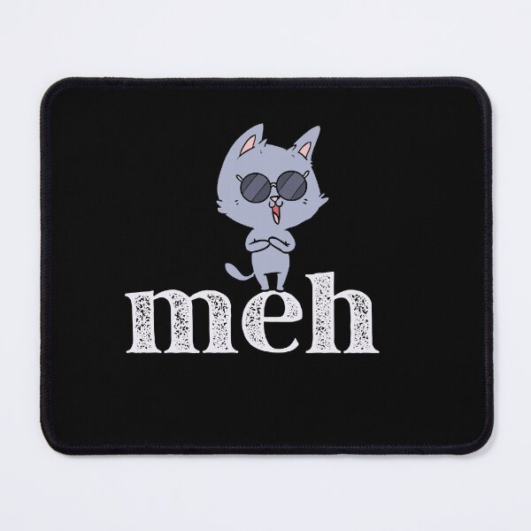 Item preview, Funny meh cat design designed and sold by empathylife.