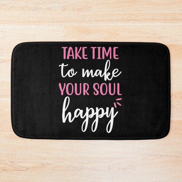 Item preview, Take time to make your soul happy Yoga Quotes designed and sold by D3monic.