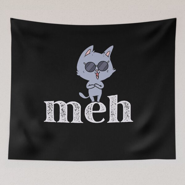 Item preview, Funny meh cat design designed and sold by empathylife.