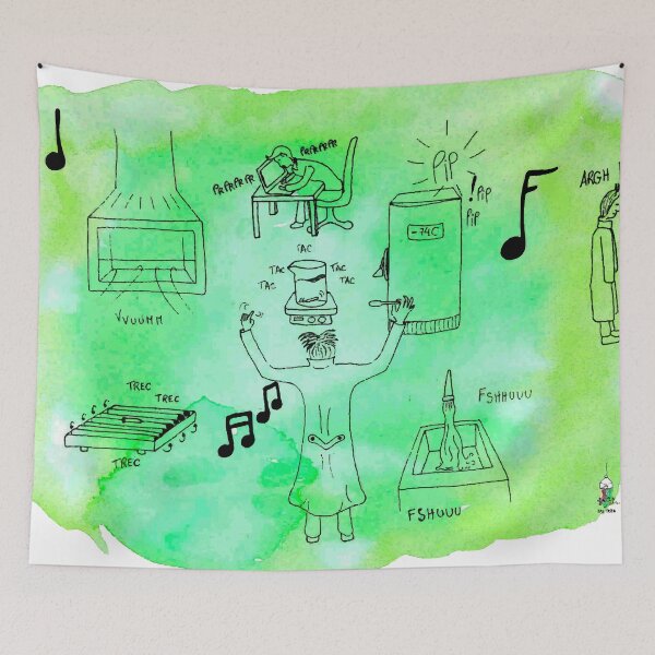 Item preview, The Lab Orchestra (Green) designed and sold by JuHasTried.