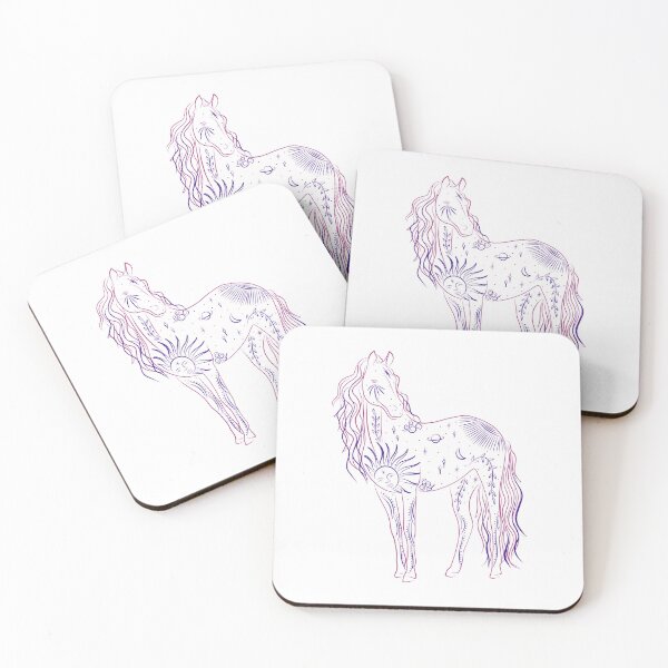 Item preview, Illustrated Horse colorful  designed and sold by Oelaryf.