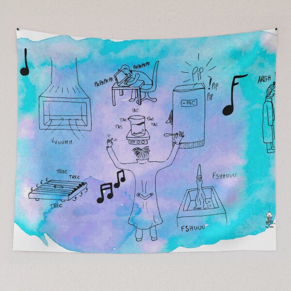 Item preview, The Lab Orchestra (Blue) designed and sold by JuHasTried.
