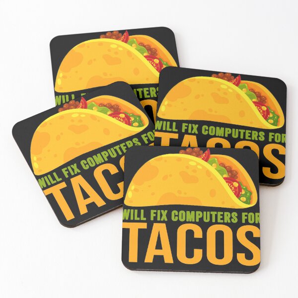 Item preview, Will fix computers for Tacos designed and sold by DynastyArt.