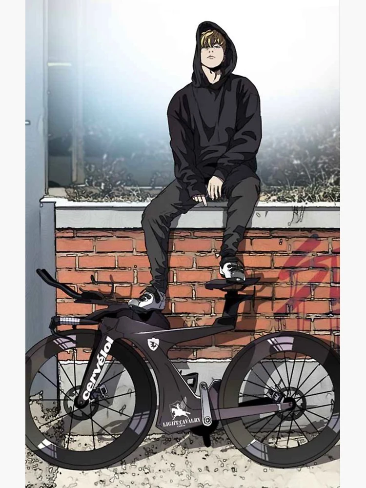 Webtoon Windjacke Fahrrad Sticker Mit 