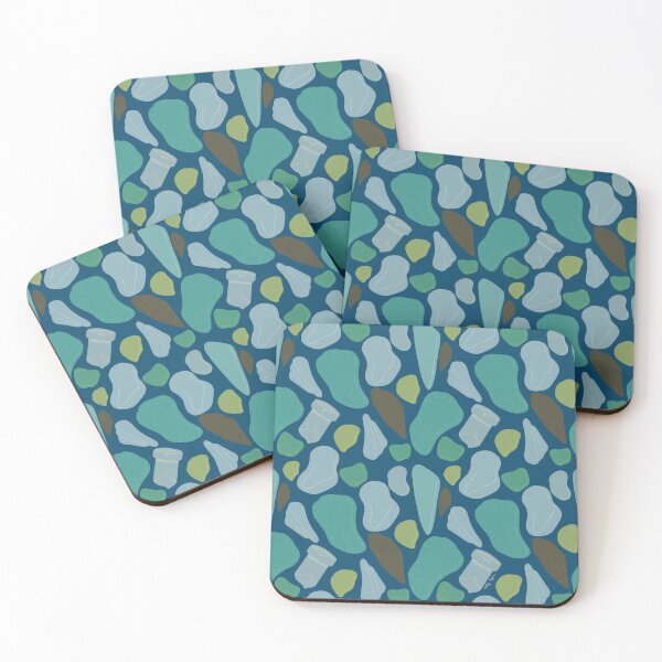 Item preview, Seaglass Beachcombing Pattern designed and sold by SallyEyreArt.