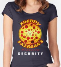 Official Employee of Freddy Fazbear's Pizzeria Women's Fitted Scoop T-Shirt
