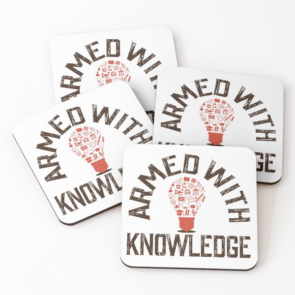 Item preview, Armed With Knowledge Light Bulb Moment Vintage Retro designed and sold by HStudioPrints.