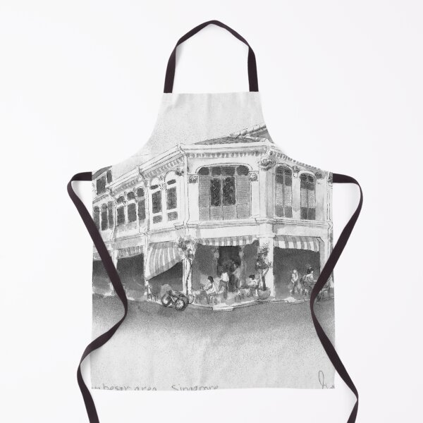 Item preview, Old shophouses, jalan besar area Singapore designed and sold by gordonartist1.