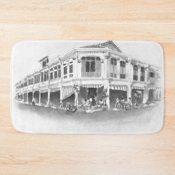 Item preview, Old shophouses, jalan besar area Singapore designed and sold by gordonartist1.