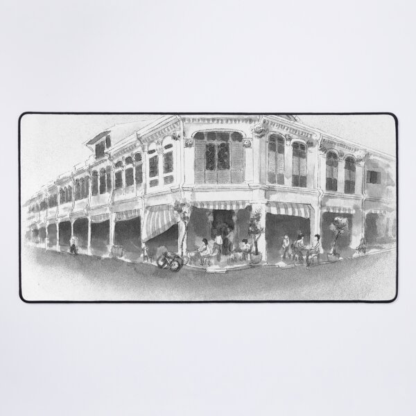 Item preview, Old shophouses, jalan besar area Singapore designed and sold by gordonartist1.