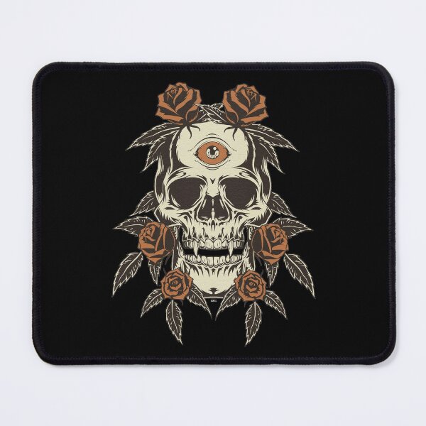 Item preview, Our Lady of Eyes and Roses Vampire Skull designed and sold by VXNTLC.