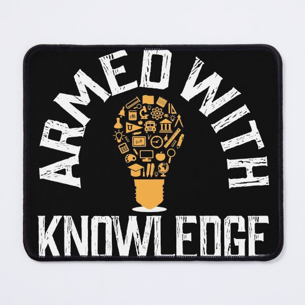 Item preview, Copy of Armed With Knowledge Light Bulb Moment Vintage Retro designed and sold by HStudioPrints.