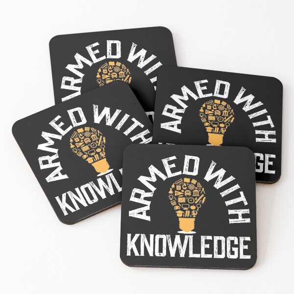 Item preview, Copy of Armed With Knowledge Light Bulb Moment Vintage Retro designed and sold by HStudioPrints.