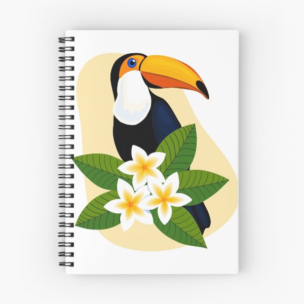 Item preview, toucan and plumeria designed and sold by gsm-print772.