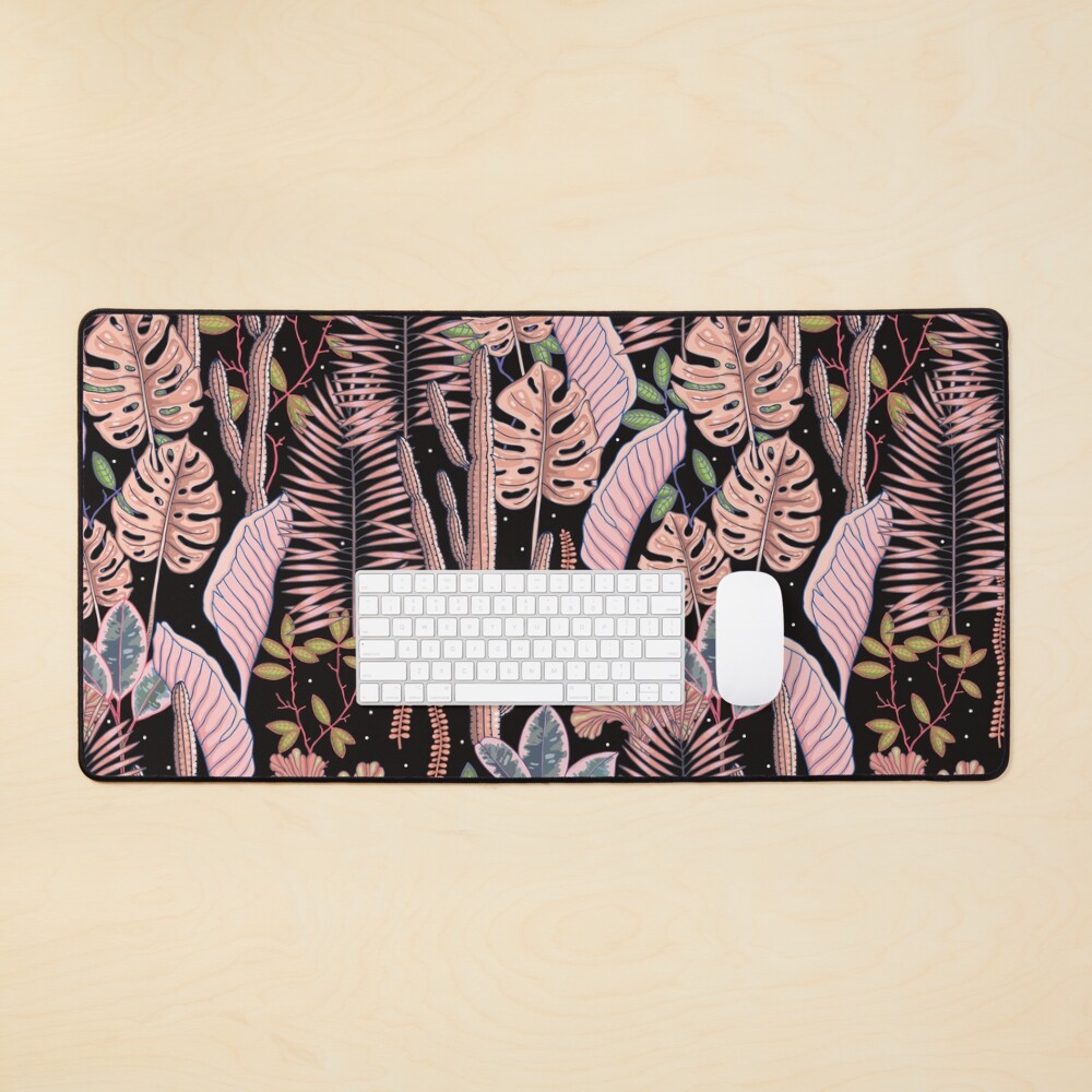 Pink mystery garden. Mouse Pad