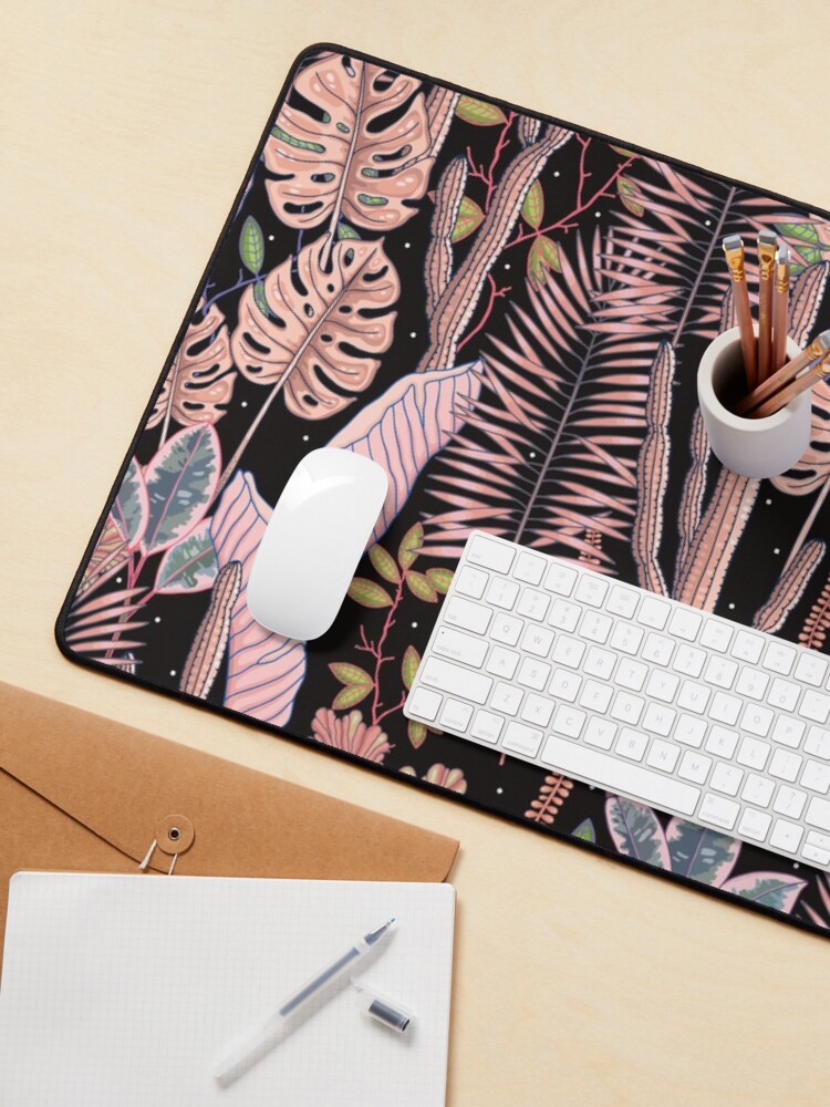 Alternate view of Pink mystery garden. Mouse Pad