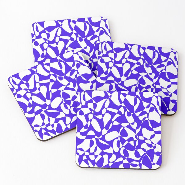 Item preview, Patrón abstracto - azul y blanco. designed and sold by K.S ART.