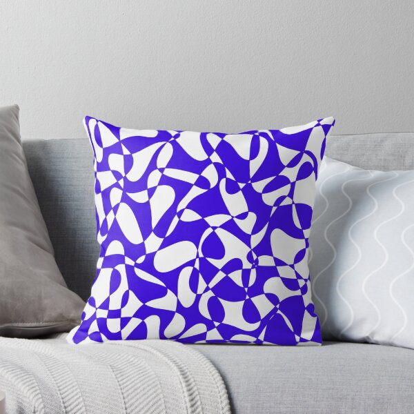 Item preview, Abstract pattern - blue and white. designed and sold by K.S ART.