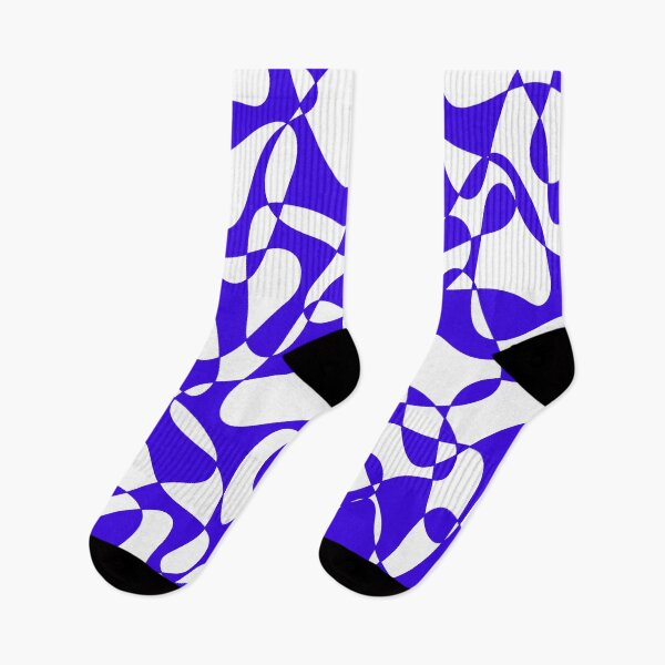 Item preview, Patrón abstracto - azul y blanco. designed and sold by K.S ART.