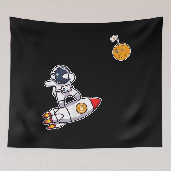 Item preview, Bitcoin To The Moon T-Shirt designed and sold by Tourane-Navy.