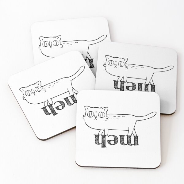 Item preview, Funny meh cat design with sunglass designed and sold by empathylife.