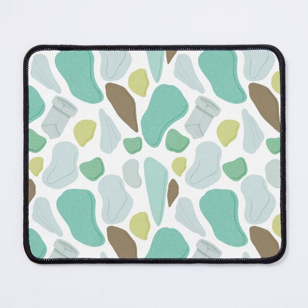 Item preview, White Seaglass Pattern designed and sold by SallyEyreArt.