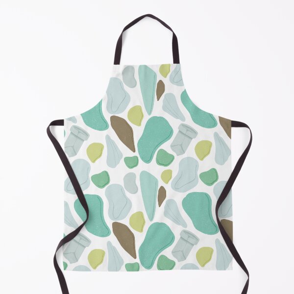 Item preview, White Seaglass Pattern designed and sold by SallyEyreArt.