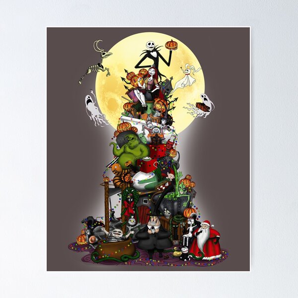 Nightmare Before Christmas Jack's Art Board Print for Sale by Jiesnahn78