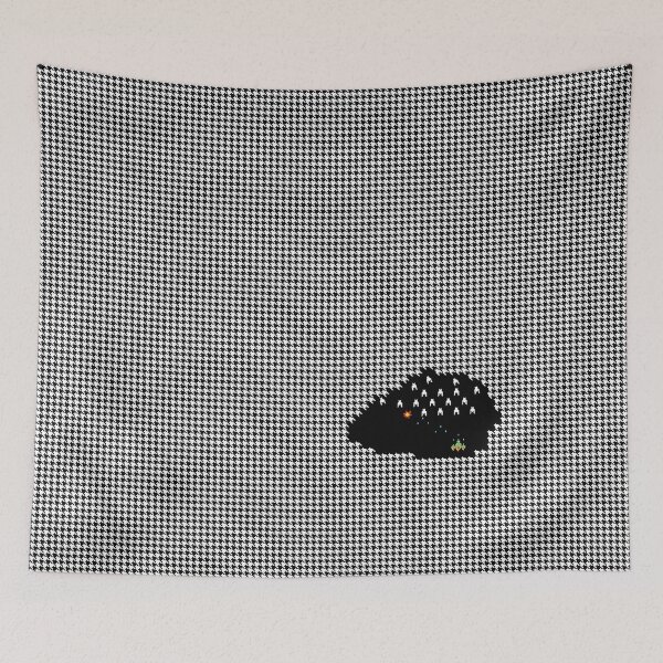 Item preview, Houndstooth Invaders designed and sold by NinusAndMisiu.